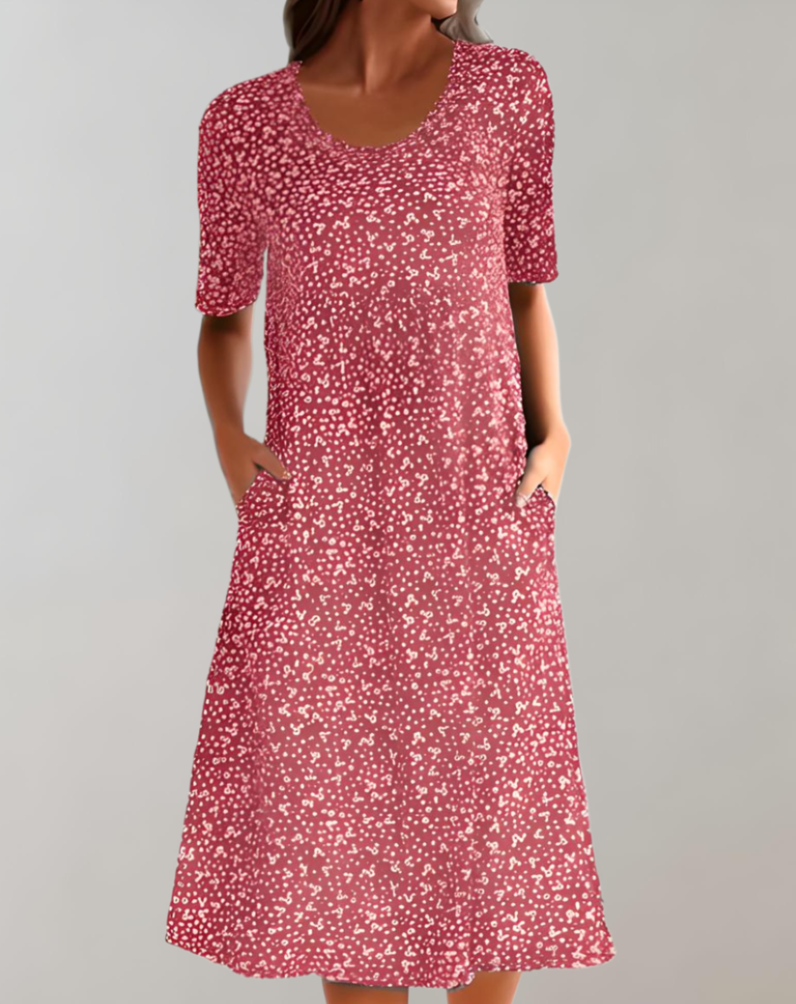 Élodie Robe Été Légère à Col V Fluide