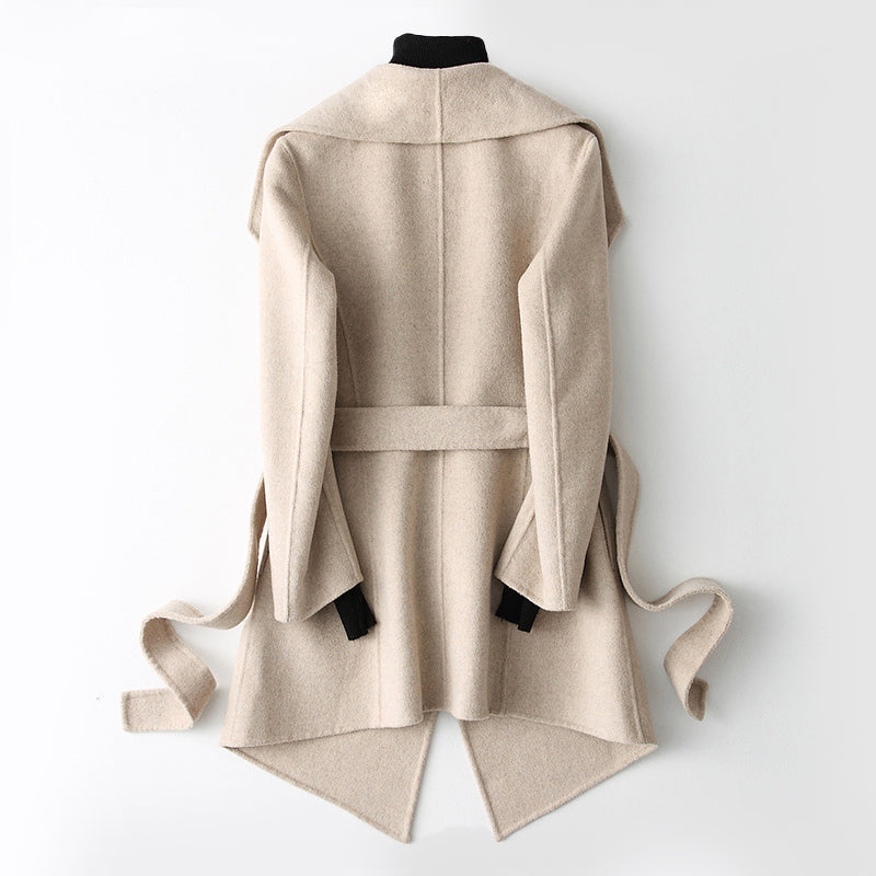 Femme Veste Cintrée à Double Boutonnage Style Tailleur