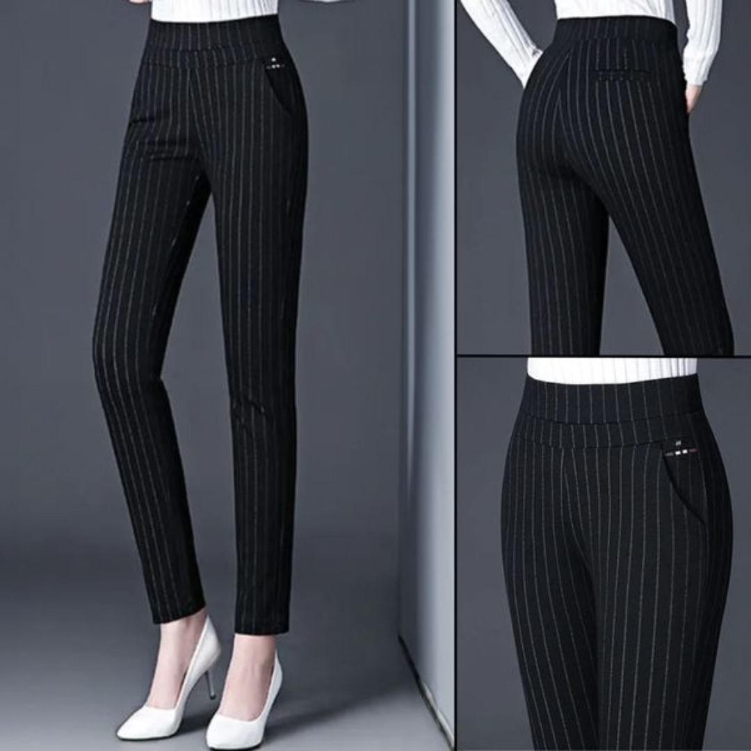 Legging Femme Taille Haute Extensible avec Détail de Fausses Poches