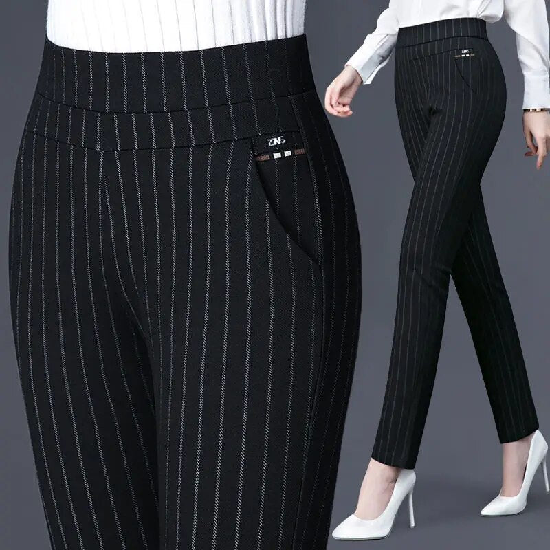 Legging Femme Taille Haute Extensible avec Détail de Fausses Poches