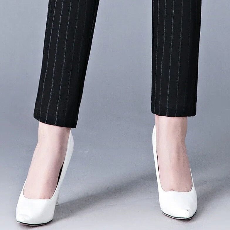 Legging Femme Taille Haute Extensible avec Détail de Fausses Poches