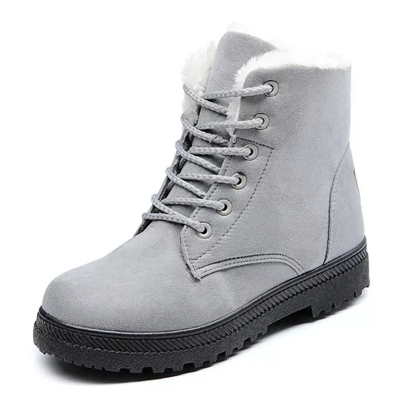 Women's Bottes Stylées à Petit Talon et Bout Rond