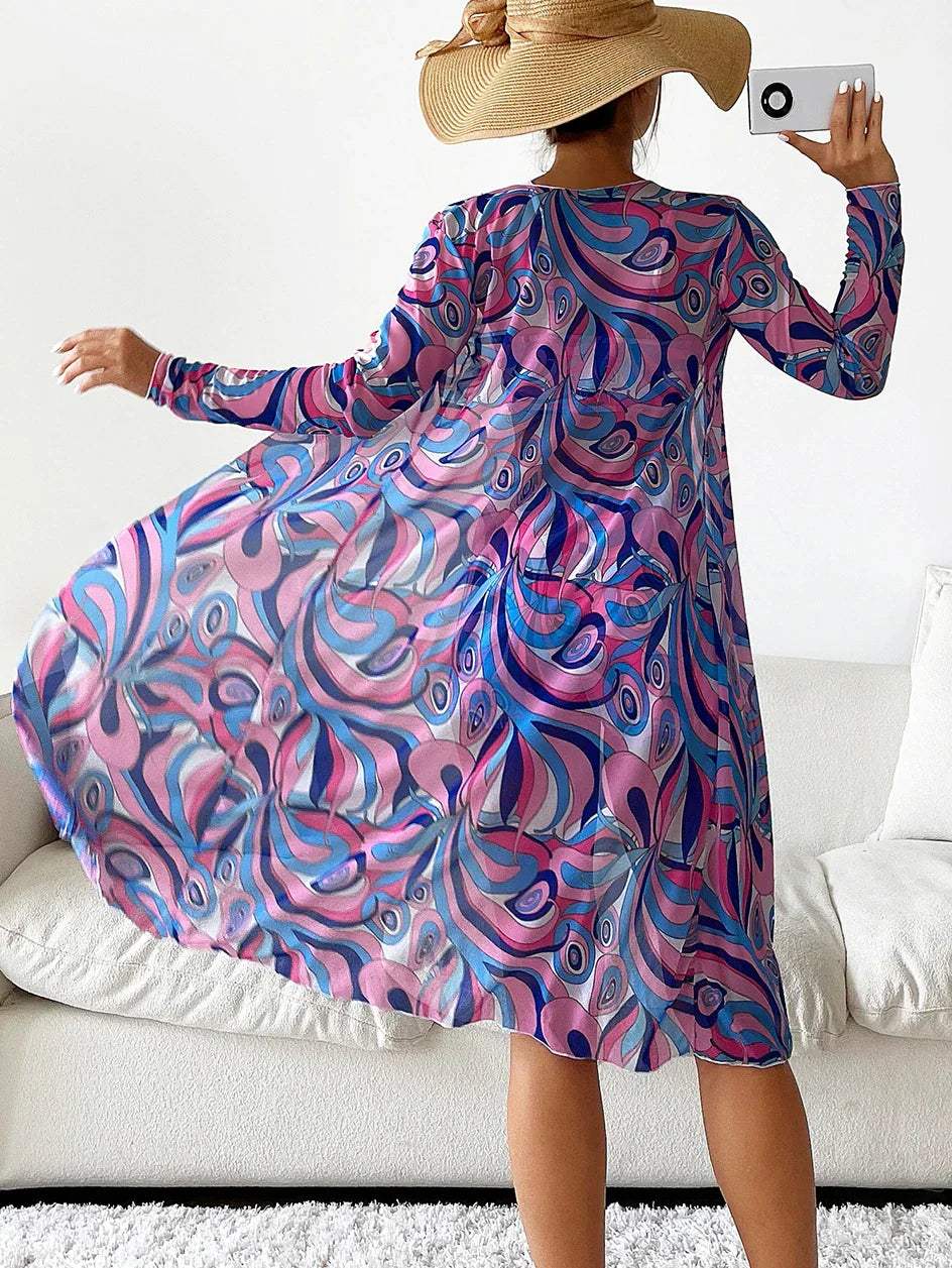 Pour femme - Ensemble 3 pièces de plage avec cardigan long transparent