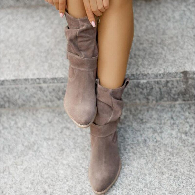Women's Bottines Stylées Lana à Petit Talon