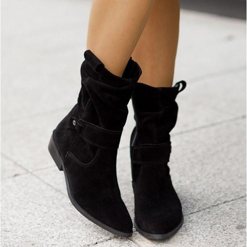Women's Bottines Stylées Lana à Petit Talon