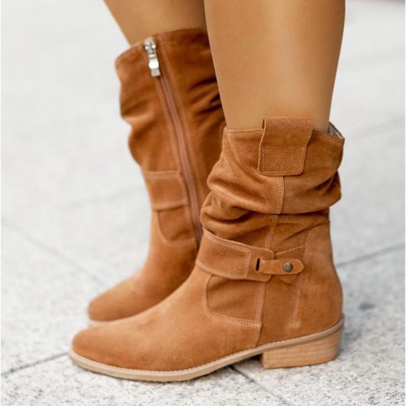 Women's Bottines Stylées Lana à Petit Talon