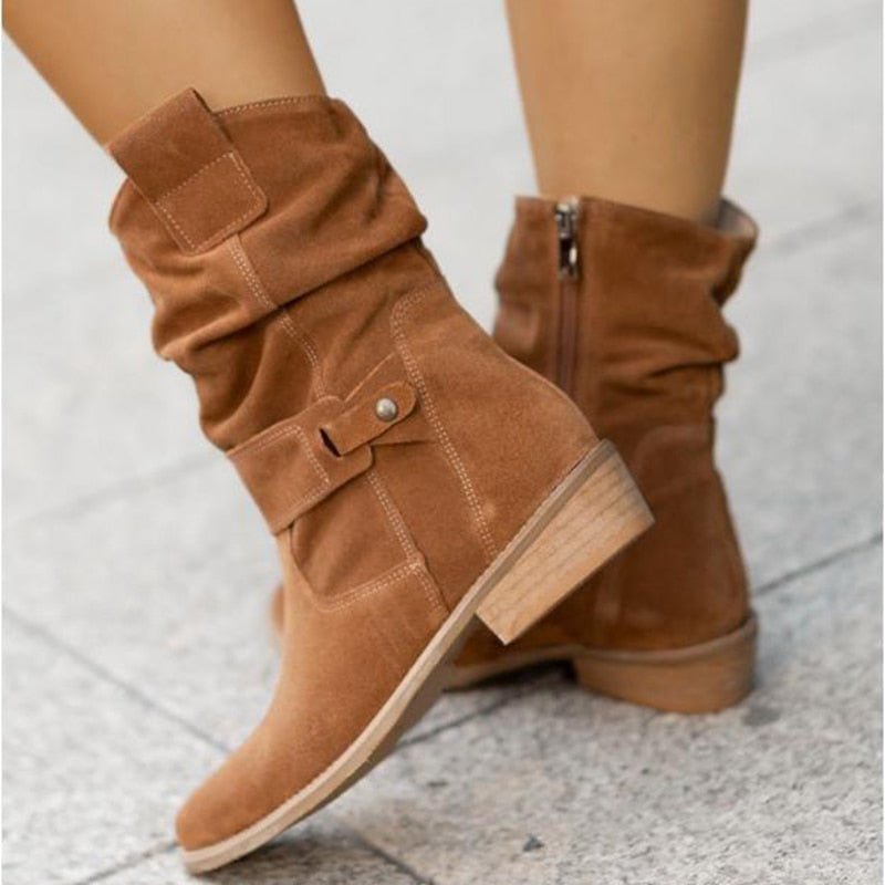 Women's Bottines Stylées Lana à Petit Talon
