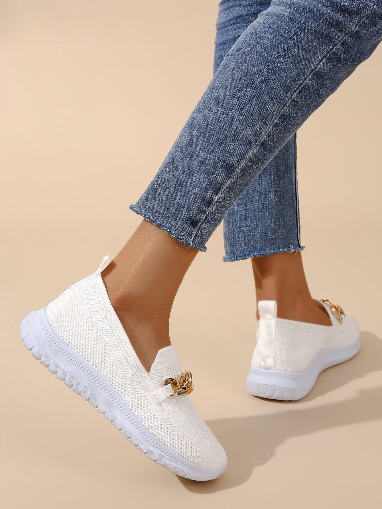 Chloé Baskets Chunky Respirantes à Chaîne