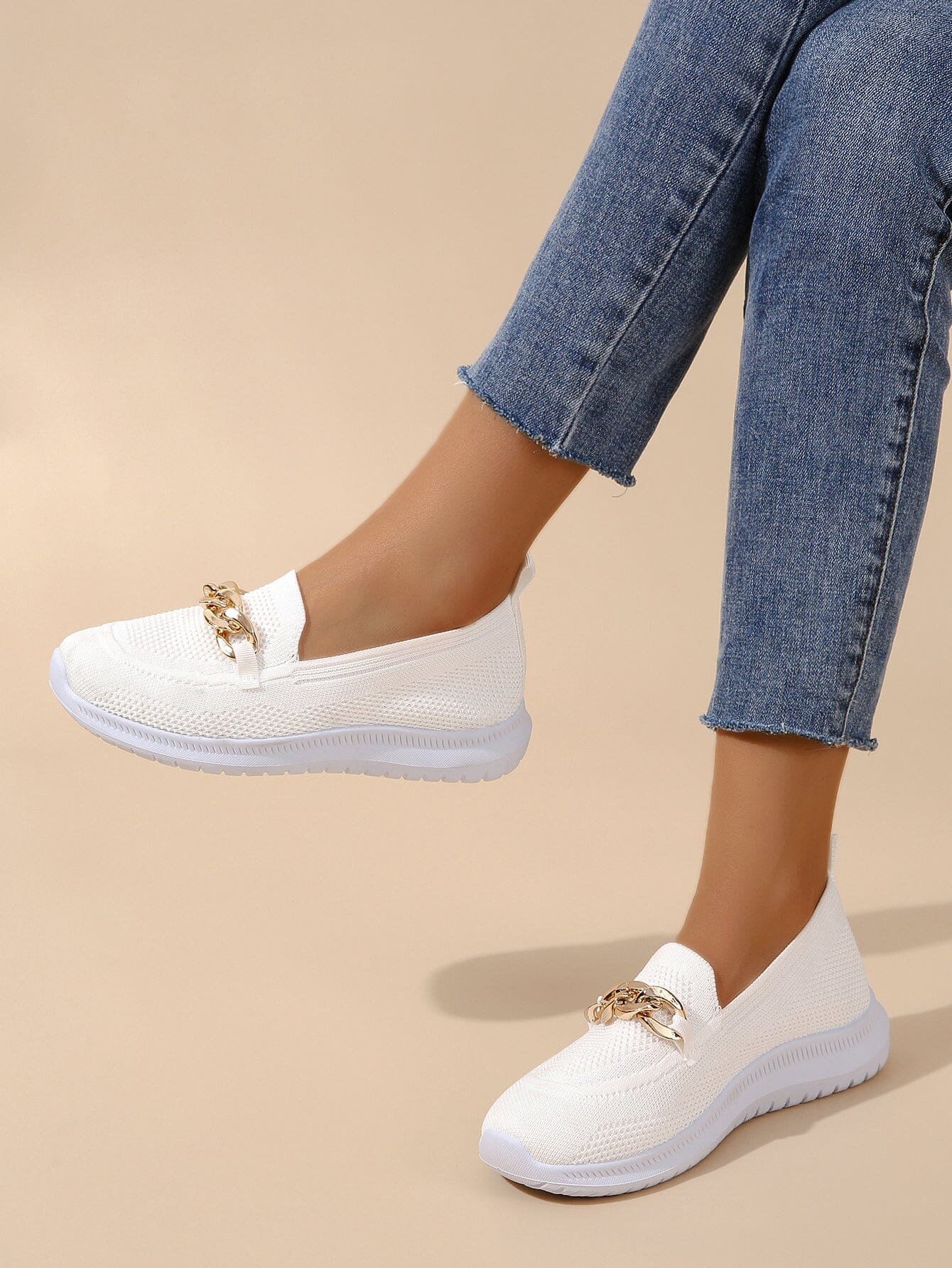 Chloé Baskets Chunky Respirantes à Chaîne