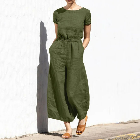 Pour femme - Combinaison sans manches légère style décontracté et habillé