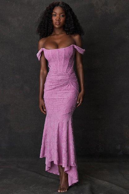 Élise Robe Midi à Imprimé Fleuri