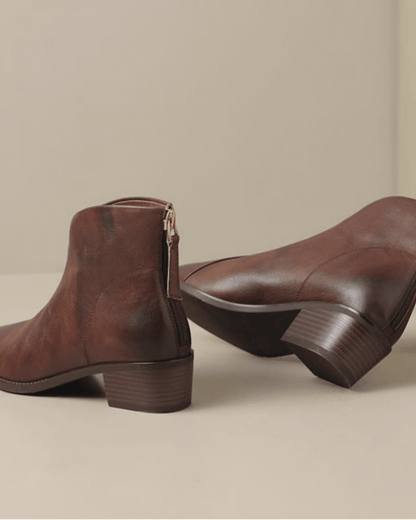 Women's Elegant Block Heel Knee High Boots