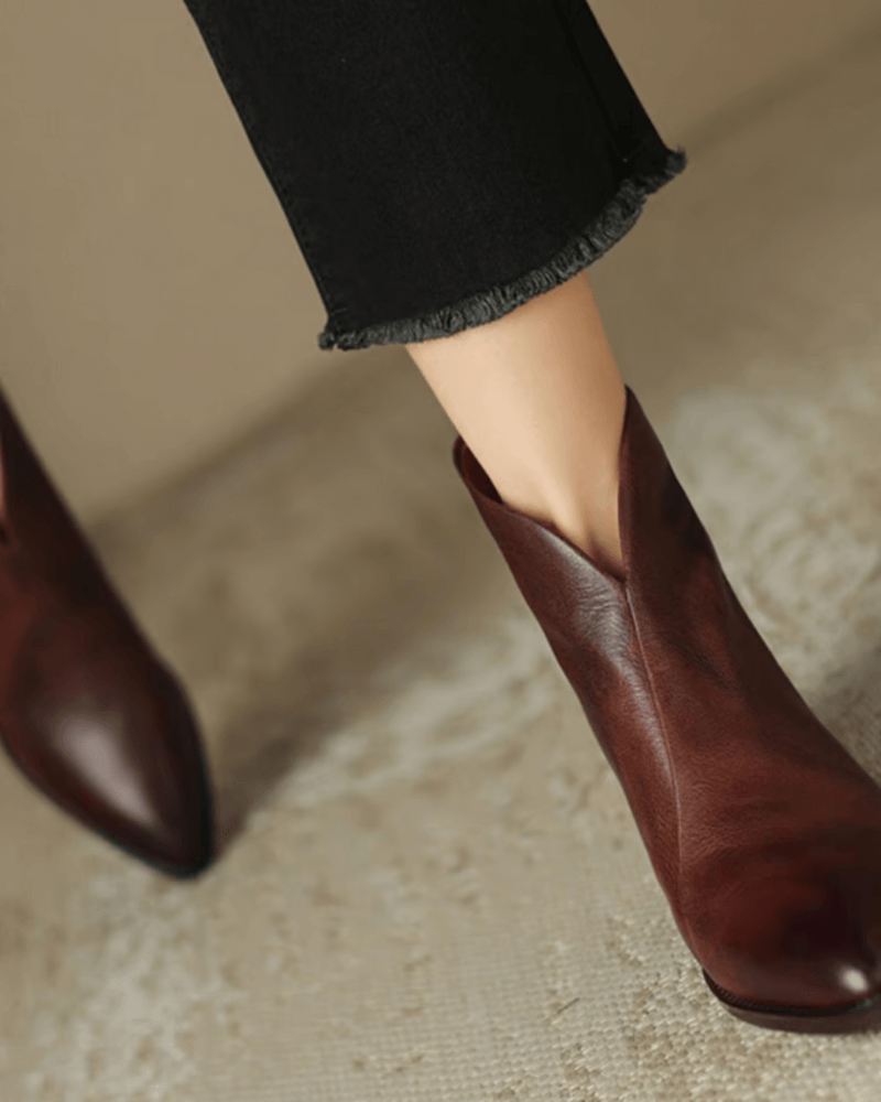 Women's Elegant Block Heel Knee High Boots