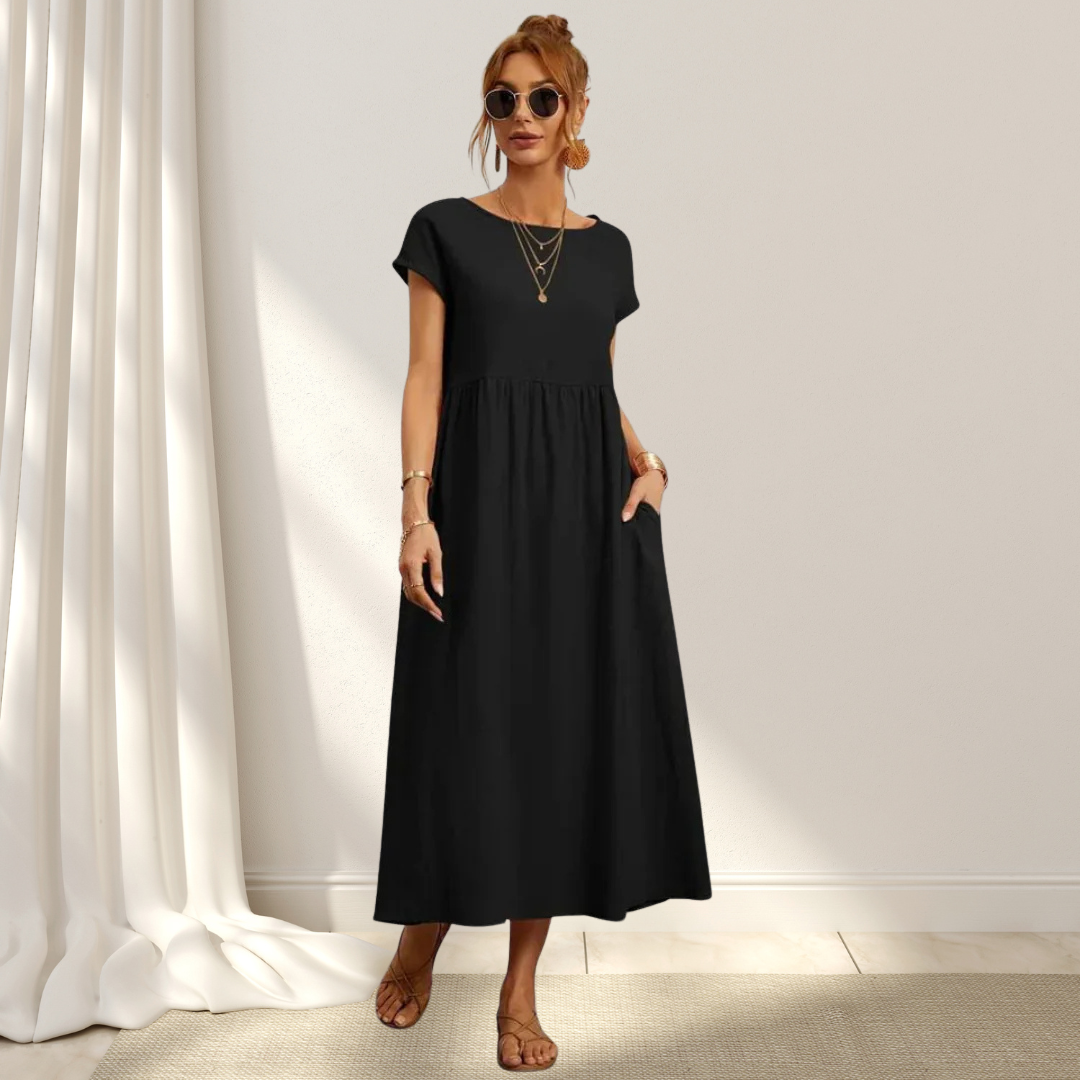Women's Comfortable Round Neck Summer Dress