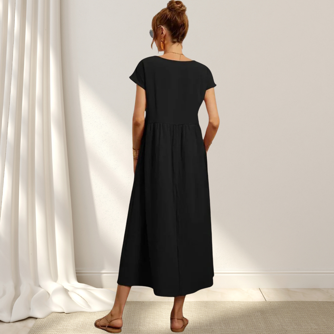Women's Comfortable Round Neck Summer Dress