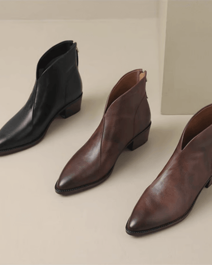 Women's Elegant Block Heel Knee High Boots