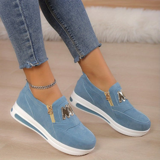 Clara Women's Low Top Modern Canvas Slip-On Shoes