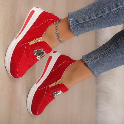 Clara Women's Low Top Modern Canvas Slip-On Shoes