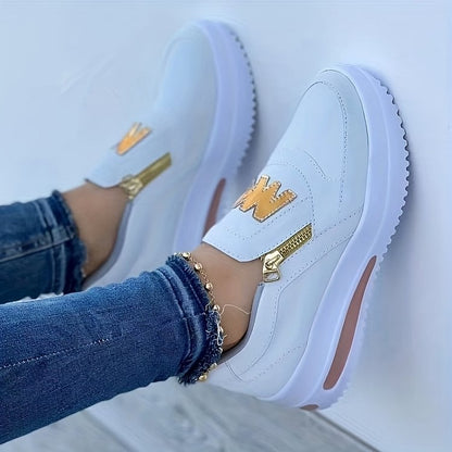 Clara Women's Low Top Modern Canvas Slip-On Shoes