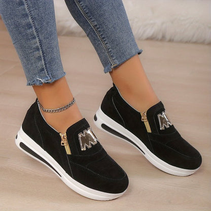 Clara Women's Low Top Modern Canvas Slip-On Shoes