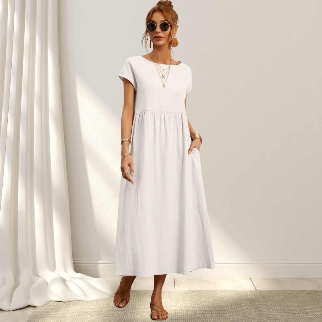 Women's Comfortable Round Neck Summer Dress