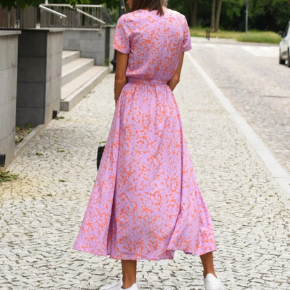 Robe Imprimée Légère pour Femme – Style Estival – Coupe Décontractée Élégante