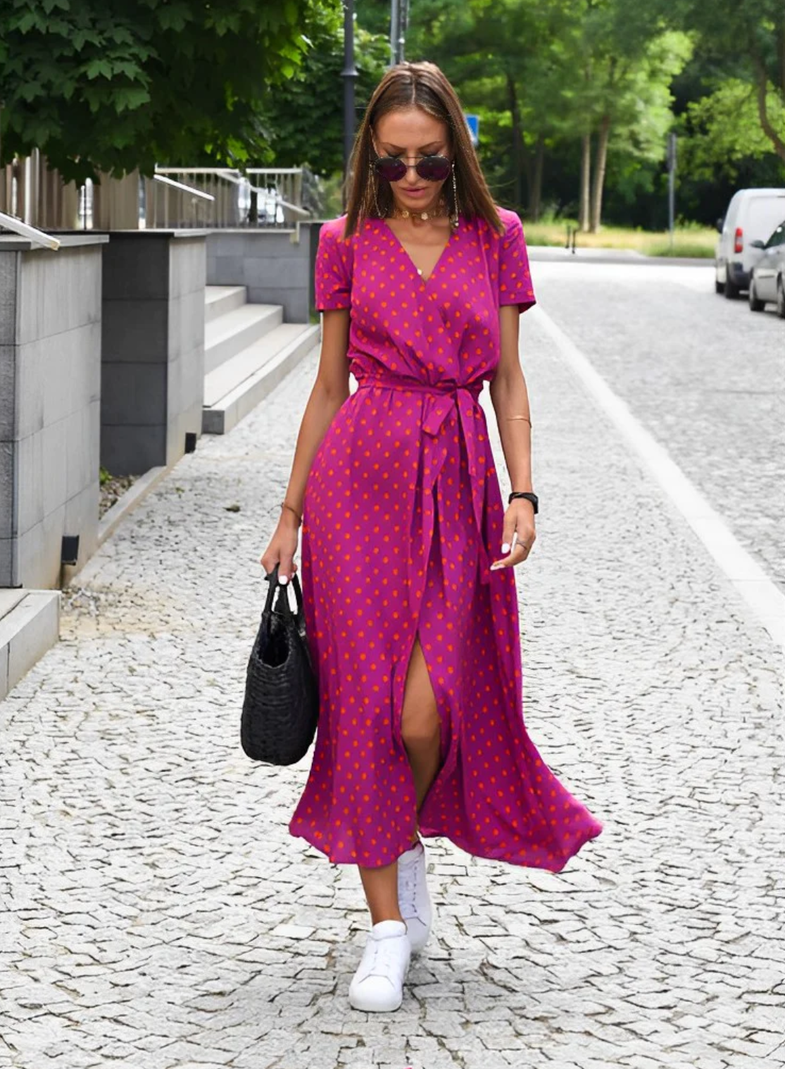 Robe Imprimée Légère pour Femme – Style Estival – Coupe Décontractée Élégante