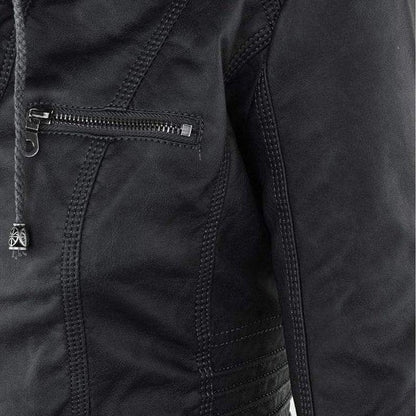 Veste à Capuche Femme avec Fermeture Zippée