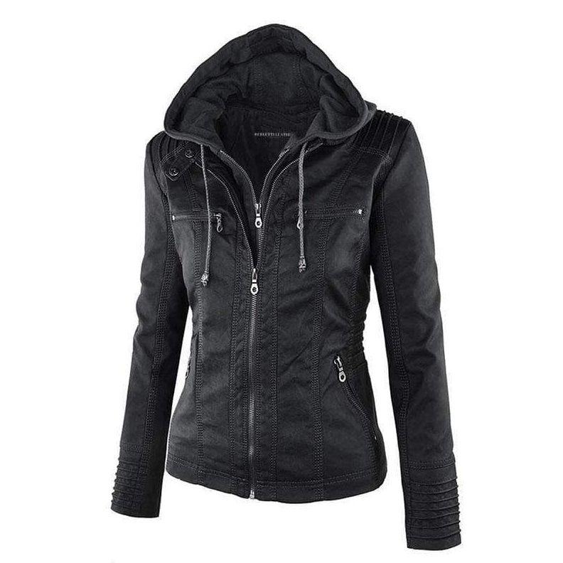 Veste à Capuche Femme avec Fermeture Zippée
