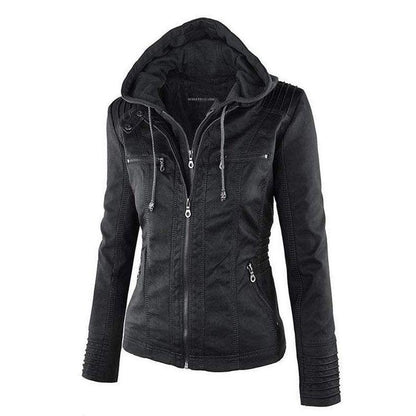 Veste à Capuche Femme avec Fermeture Zippée