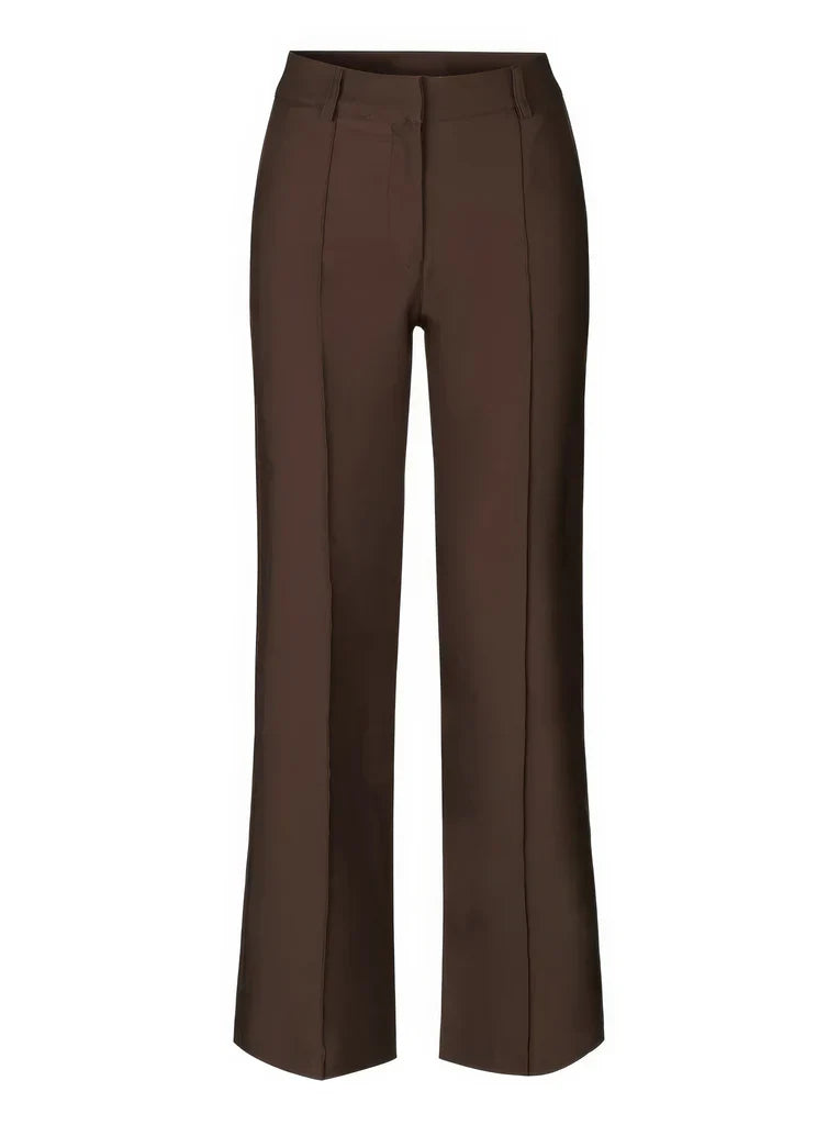 Élina – Pantalon Élégant à Jambe Large