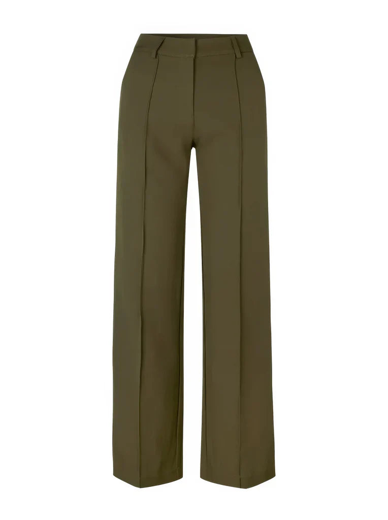 Élina – Pantalon Élégant à Jambe Large