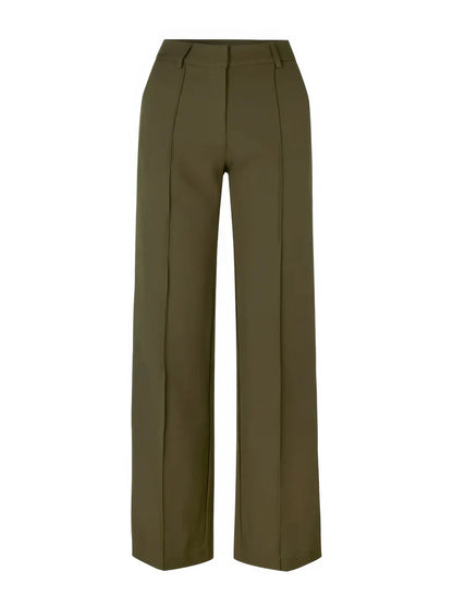 Élina – Pantalon Élégant à Jambe Large