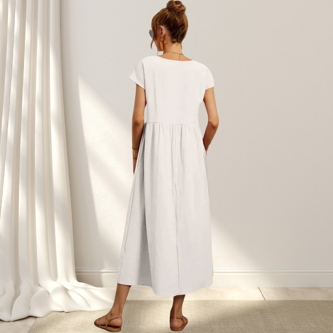 Women's Comfortable Round Neck Summer Dress