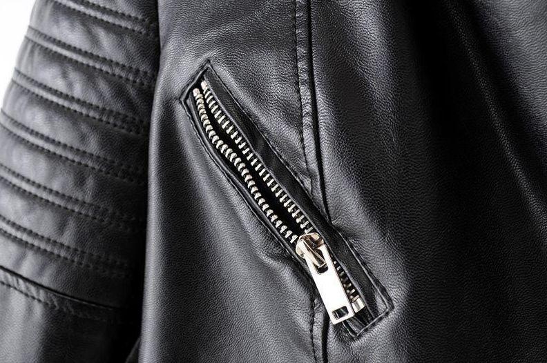 Sophie Veste Biker Classique à Zip Asymétrique