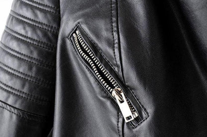 Sophie Veste Biker Classique à Zip Asymétrique