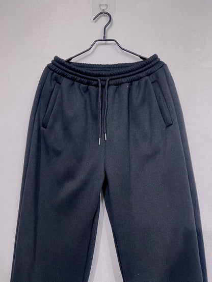 Pantalon unisexe large en molleton doux à taille élastique avec cordon