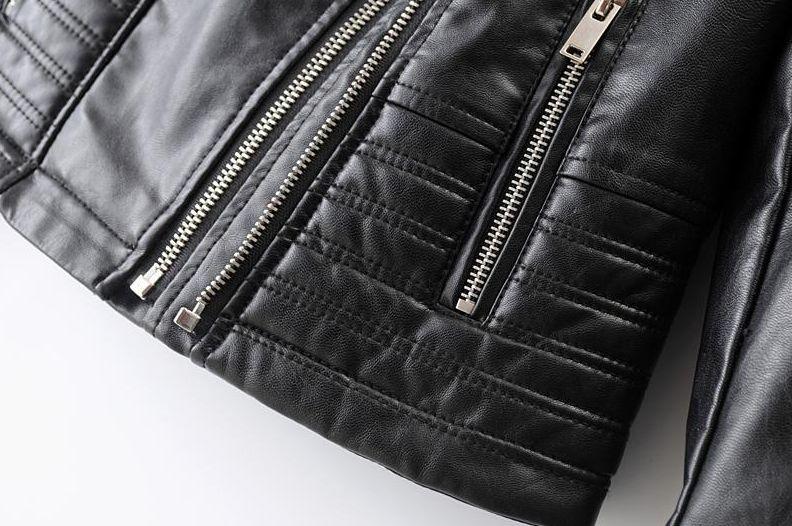 Sophie Veste Biker Classique à Zip Asymétrique
