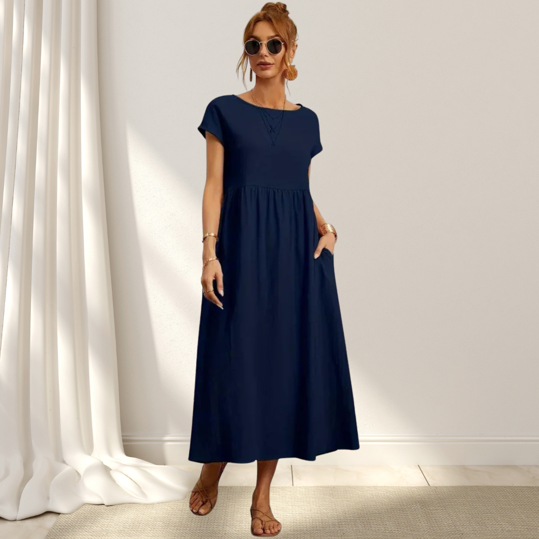 Women's Comfortable Round Neck Summer Dress