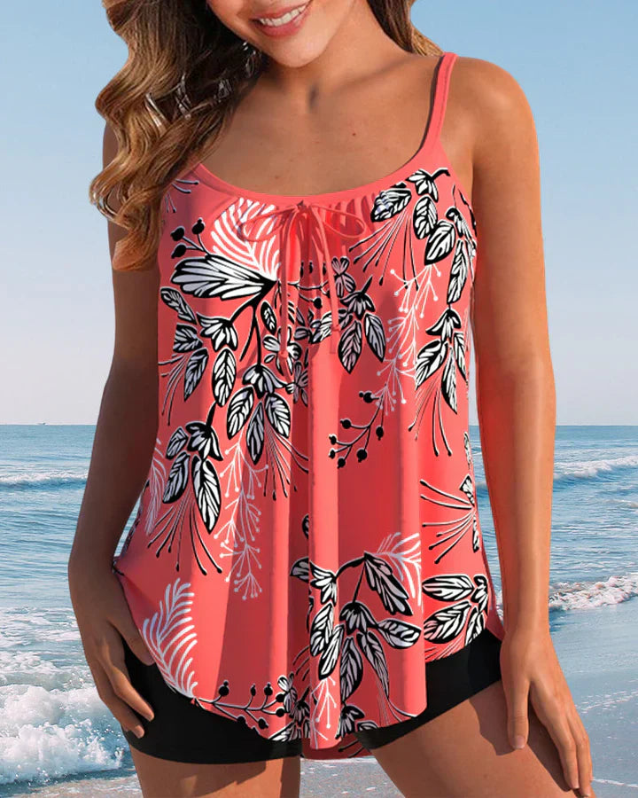 Women's Printed Swimsuit with Quick Drying and Eco-Friendly Material