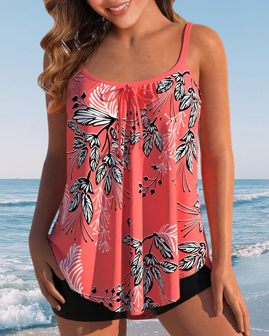 Women's Printed Swimsuit with Quick Drying and Eco-Friendly Material