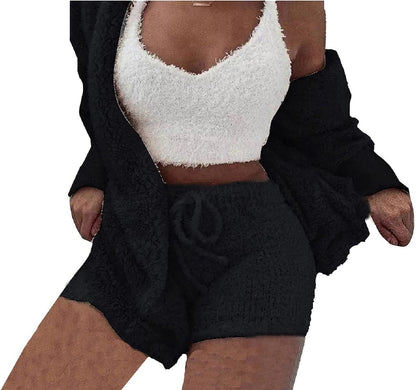 Жаночы камплект Elise – класічны структураваны касцюм на гузіках і шырокія штаны з высокай таліяй