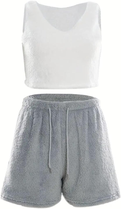 Жаночы камплект Elise – класічны структураваны касцюм на гузіках і шырокія штаны з высокай таліяй