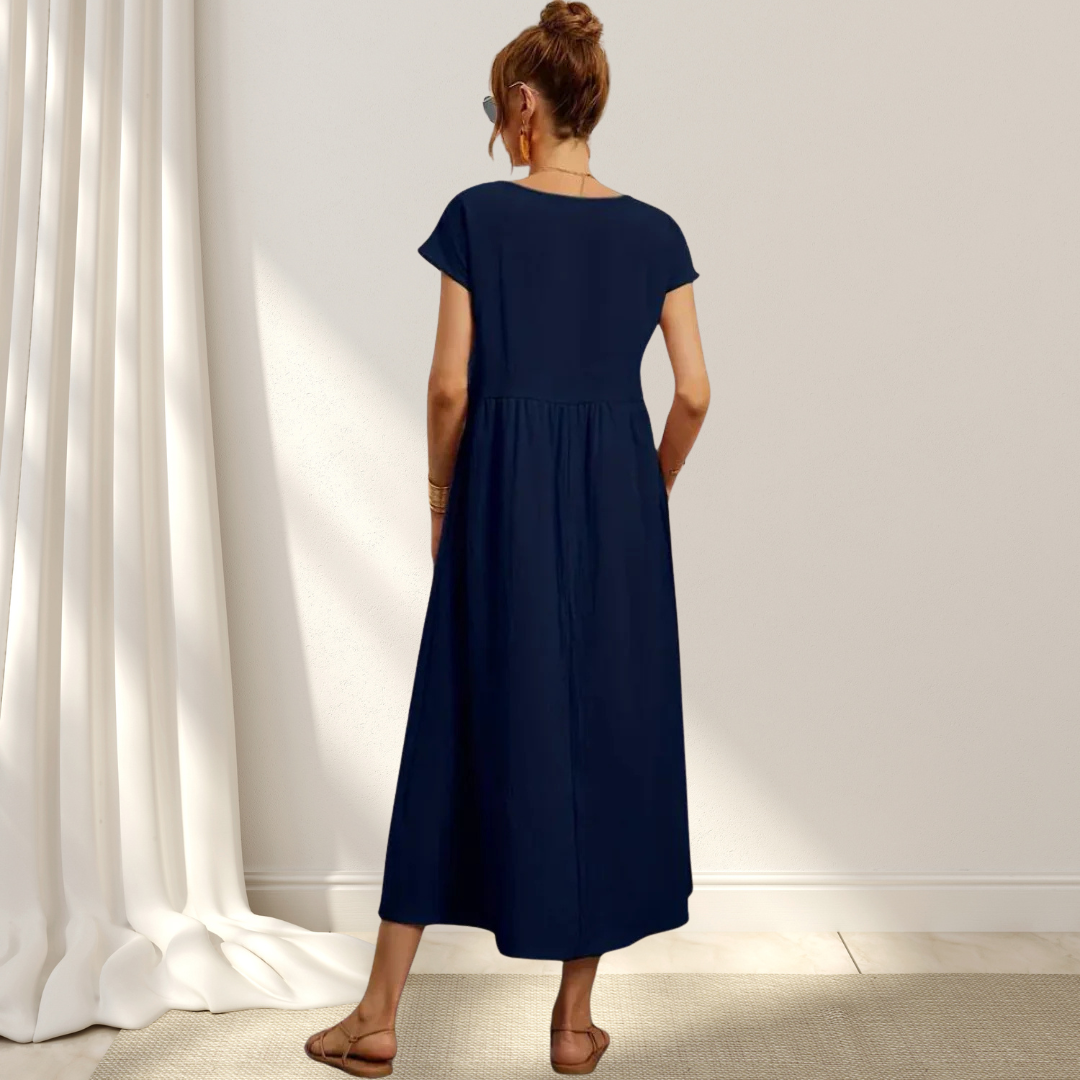 Women's Comfortable Round Neck Summer Dress