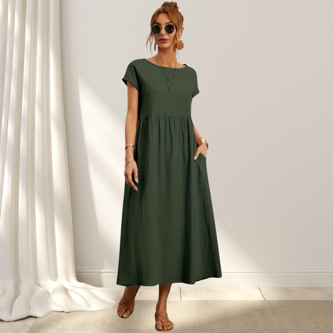 Women's Comfortable Round Neck Summer Dress