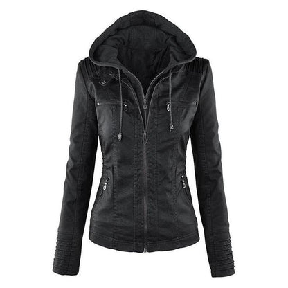 Veste à Capuche Femme avec Fermeture Zippée
