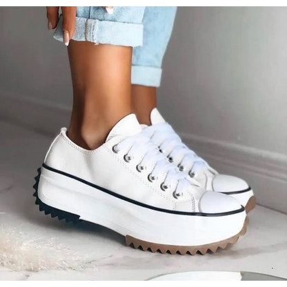 Emma Women's Platform Sneakers - Thick Sole and Trendy Design