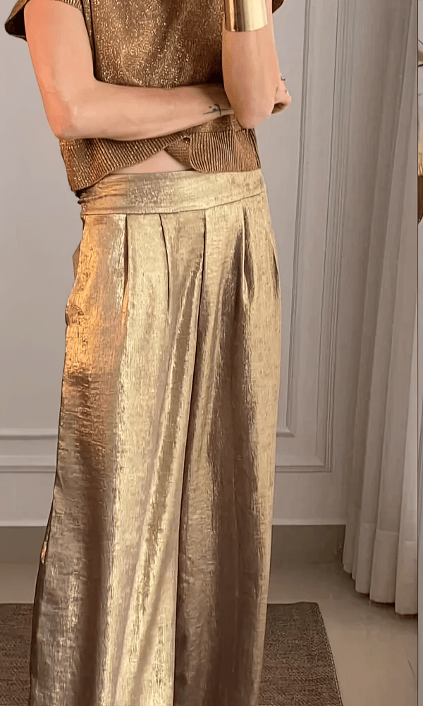 Elegant Two Piece Outfit for Women – Stylish Top and Pants Set