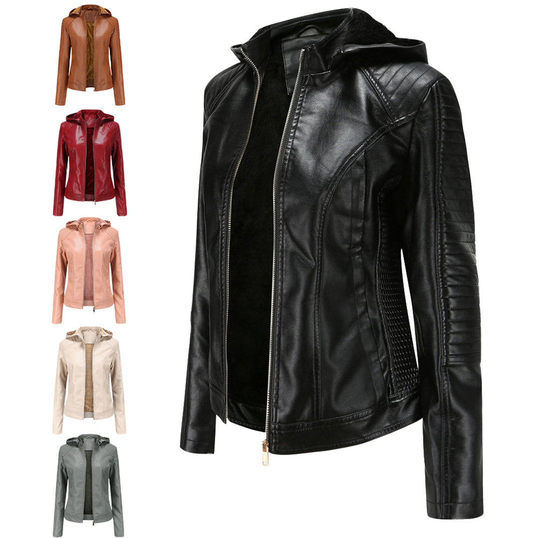 Manon Veste Slim à Capuche Amovible