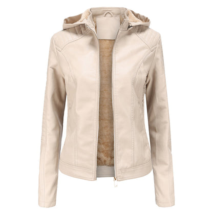 Manon Veste Slim à Capuche Amovible